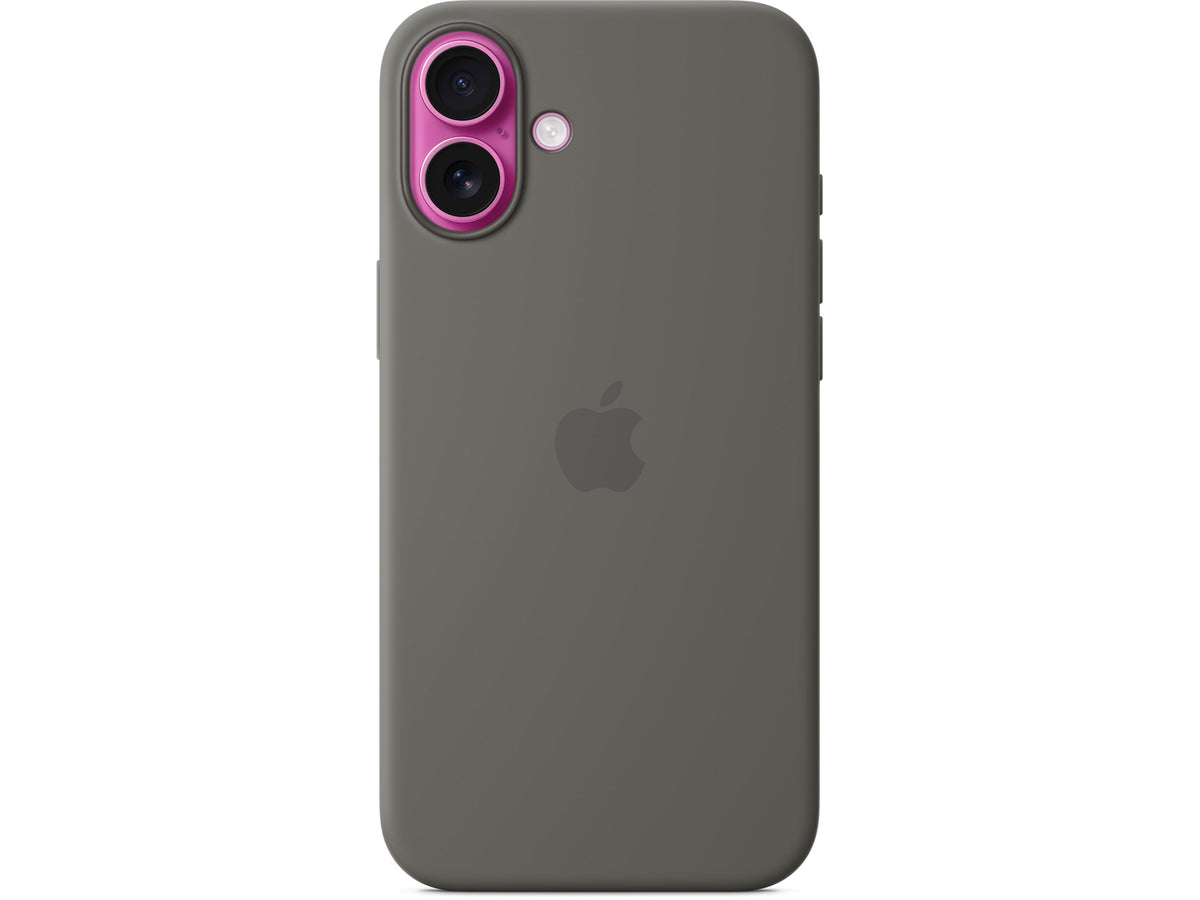 Apple iPhone 16 Plus Silicone Case with MagSafe - Stone Gray