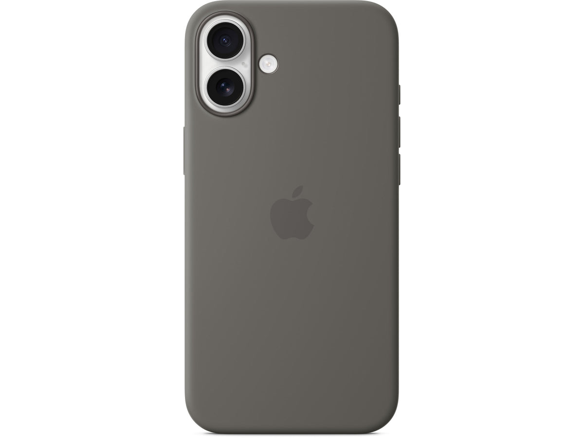 Apple iPhone 16 Plus Silicone Case with MagSafe - Stone Gray