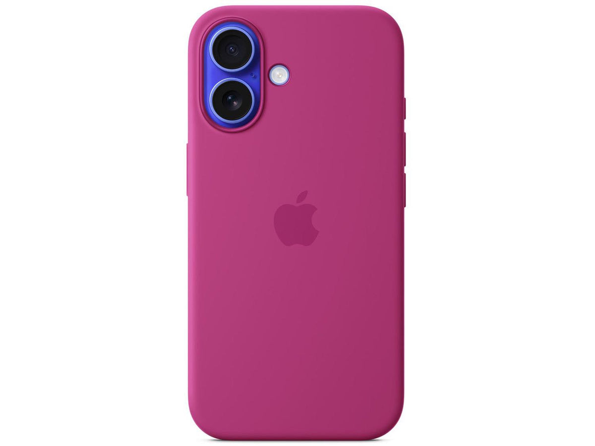 Apple iPhone 16 Silicone Case with MagSafe - Fuchsia