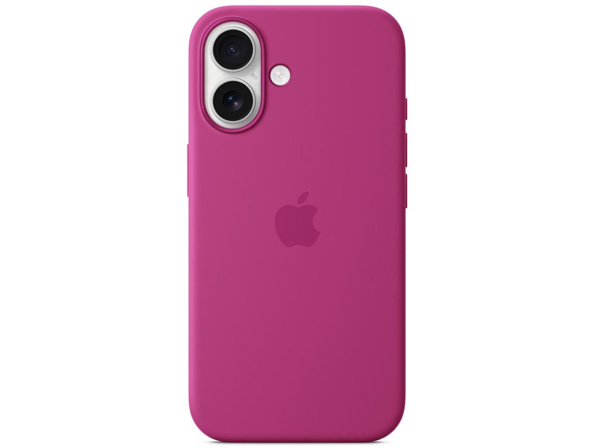 Apple iPhone 16 Silicone Case with MagSafe - Fuchsia