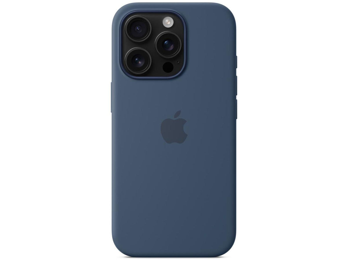 Apple iPhone 16 Pro Silicone Case with MagSafe - Denim