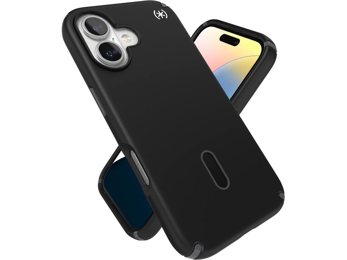 Speck Presidio2 Pro, за iPhone 16, MagSafe + ClickLock, Black/Slate Grey