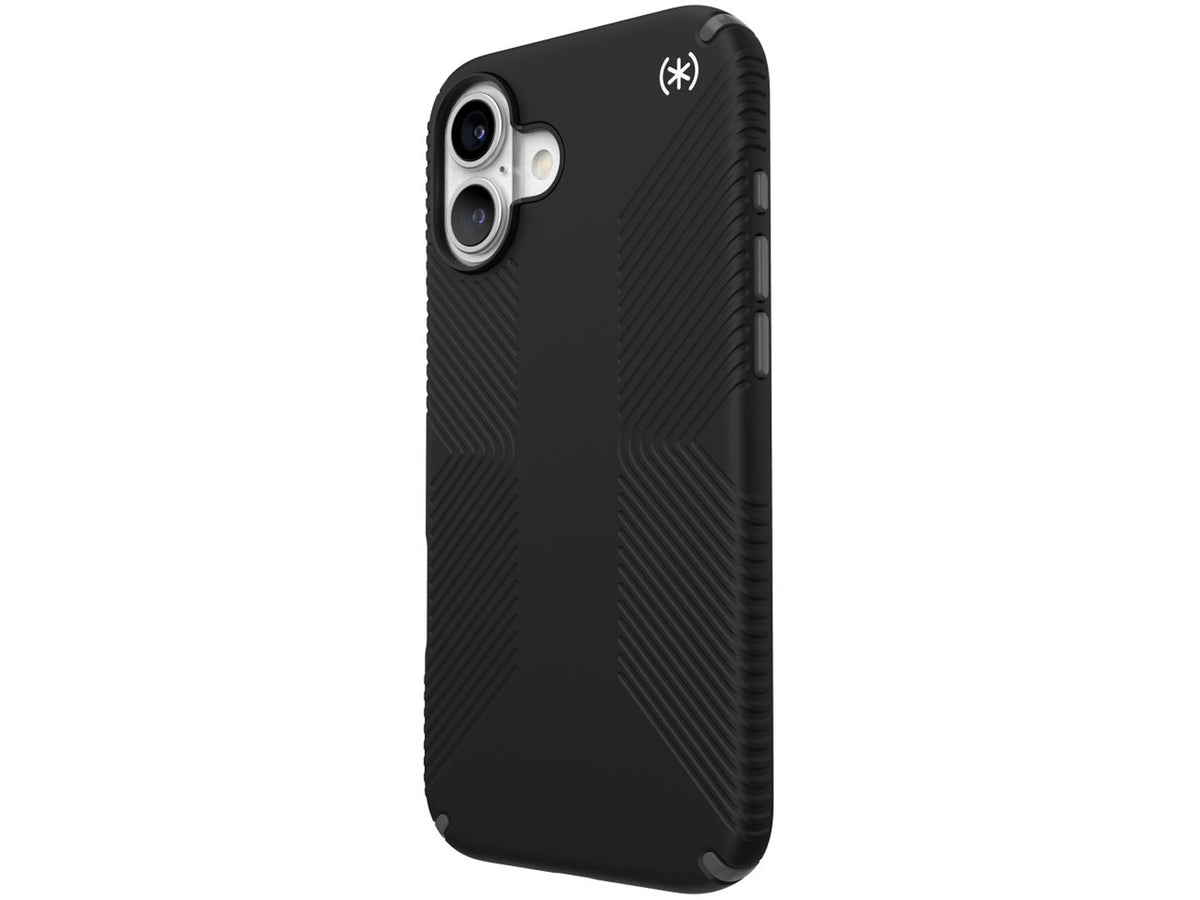 Speck iPhone 16 Plus Presidio2 Grip, Black/Slate Grey