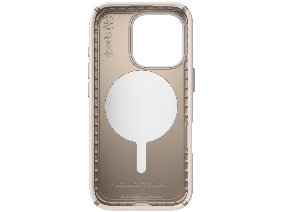 Speck Presidio2 Pro, за iPhone 16 Pro, MagSafe + ClickLock, Heirloom Gold