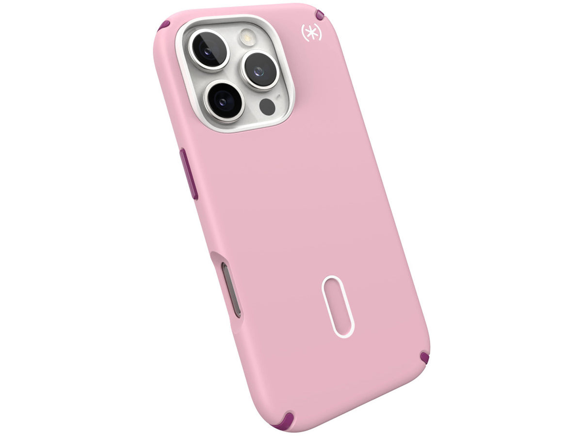 Speck Presidio2 Pro, за iPhone 16 Pro, MagSafe + ClickLock, Wednesday Pink