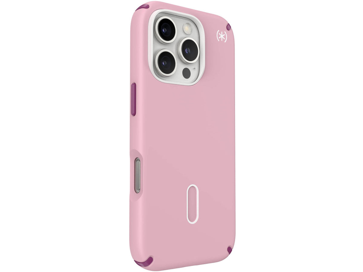 Speck Presidio2 Pro, за iPhone 16 Pro, MagSafe + ClickLock, Wednesday Pink