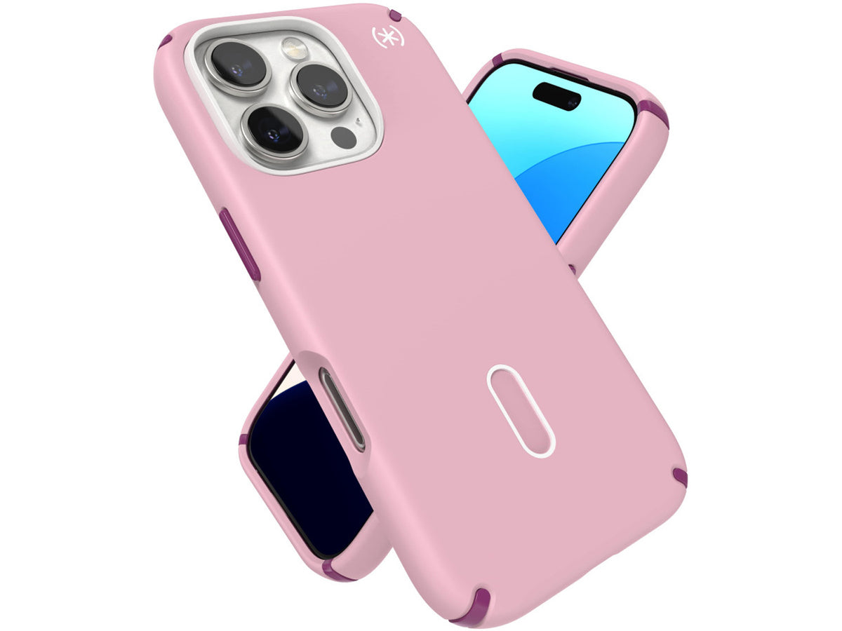 Speck Presidio2 Pro, за iPhone 16 Pro, MagSafe + ClickLock, Wednesday Pink