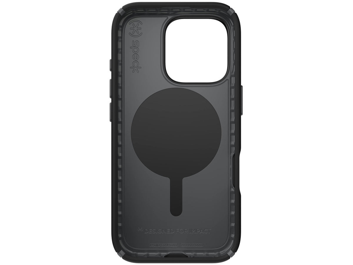 Speck Presidio2 Pro, за iPhone 16 Pro, MagSafe + ClickLock, Black/Slate Grey