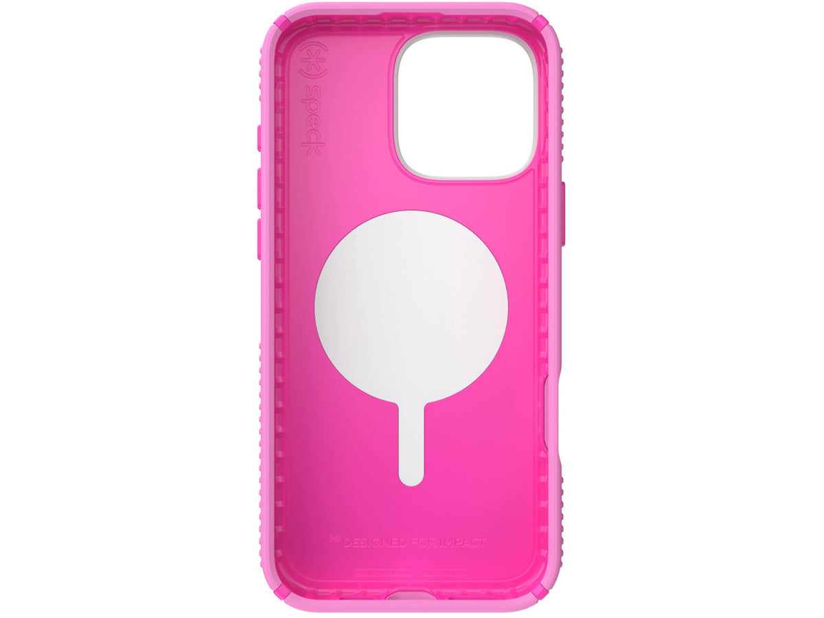 Speck Presidio2 Grip, за iPhone 16 Pro Max, MagSafe + ClickLock, Shocking Pink