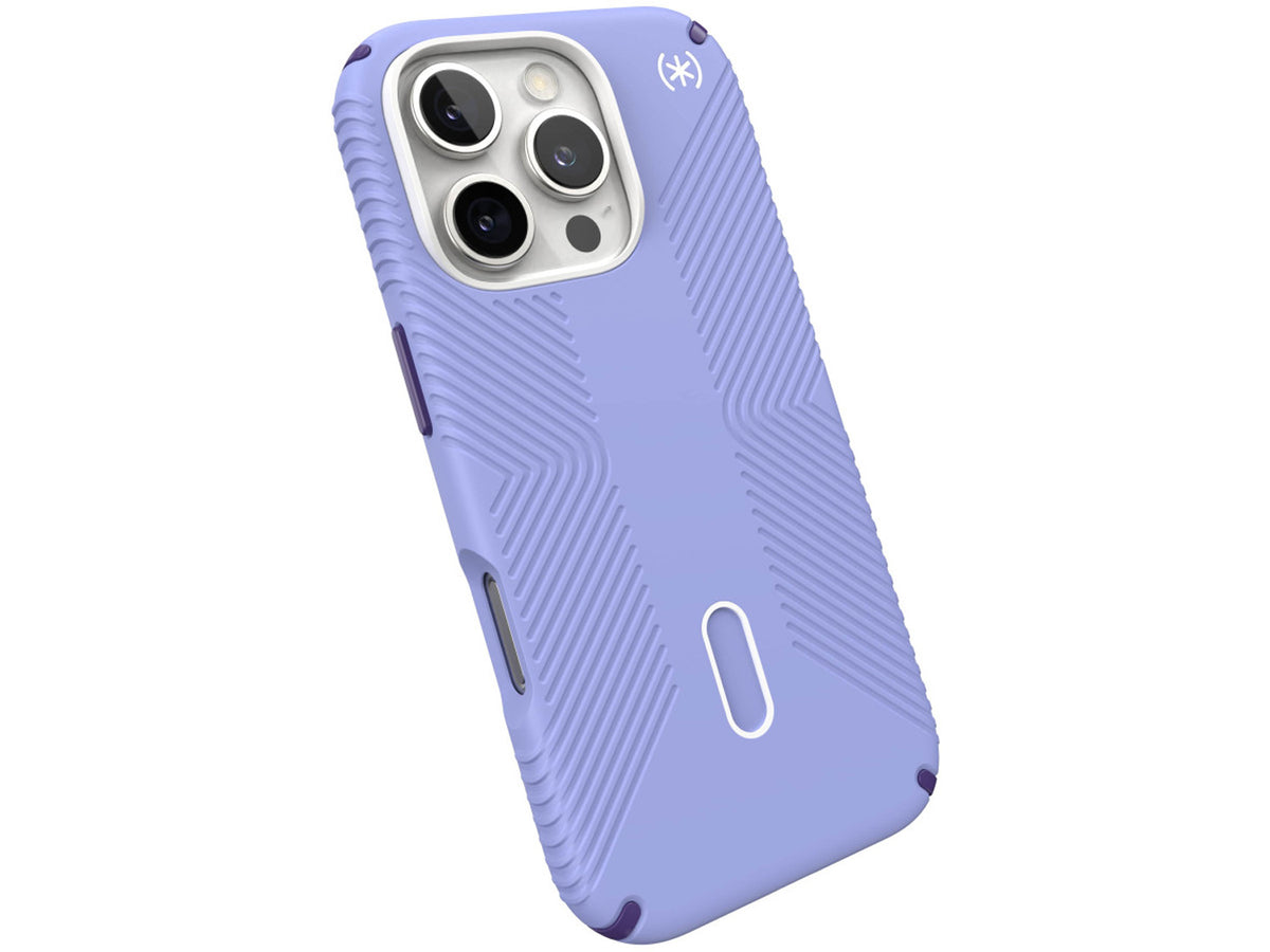 Speck Presidio2 Grip, за iPhone 16 Pro, MagSafe + ClickLock, Future Lavender
