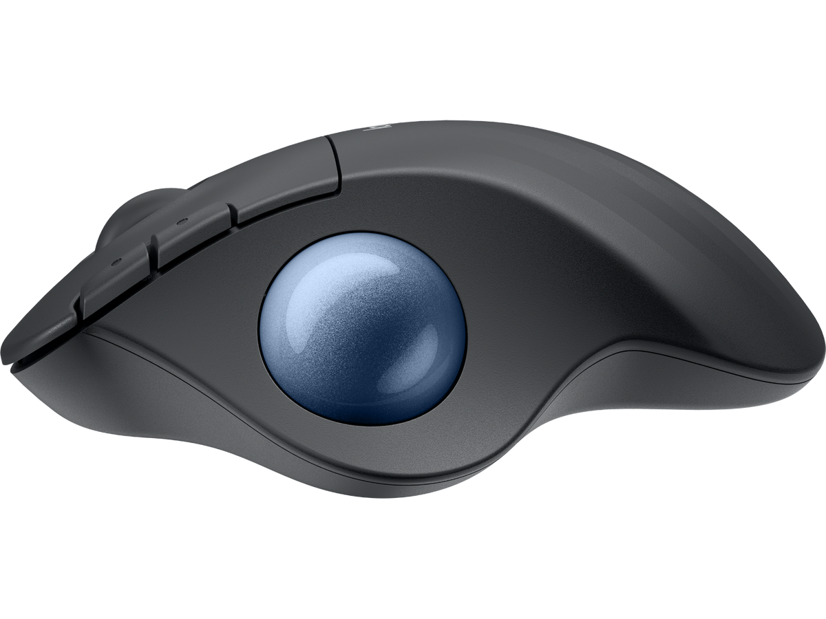 Logitech ERGO M575S, Graphite + Blue Ball