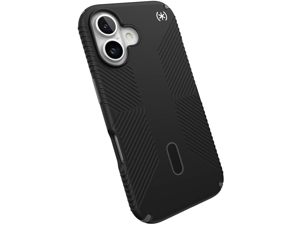 Speck Presidio2 Grip, за iPhone 16, MagSafe + ClickLock, Black - Slate Grey