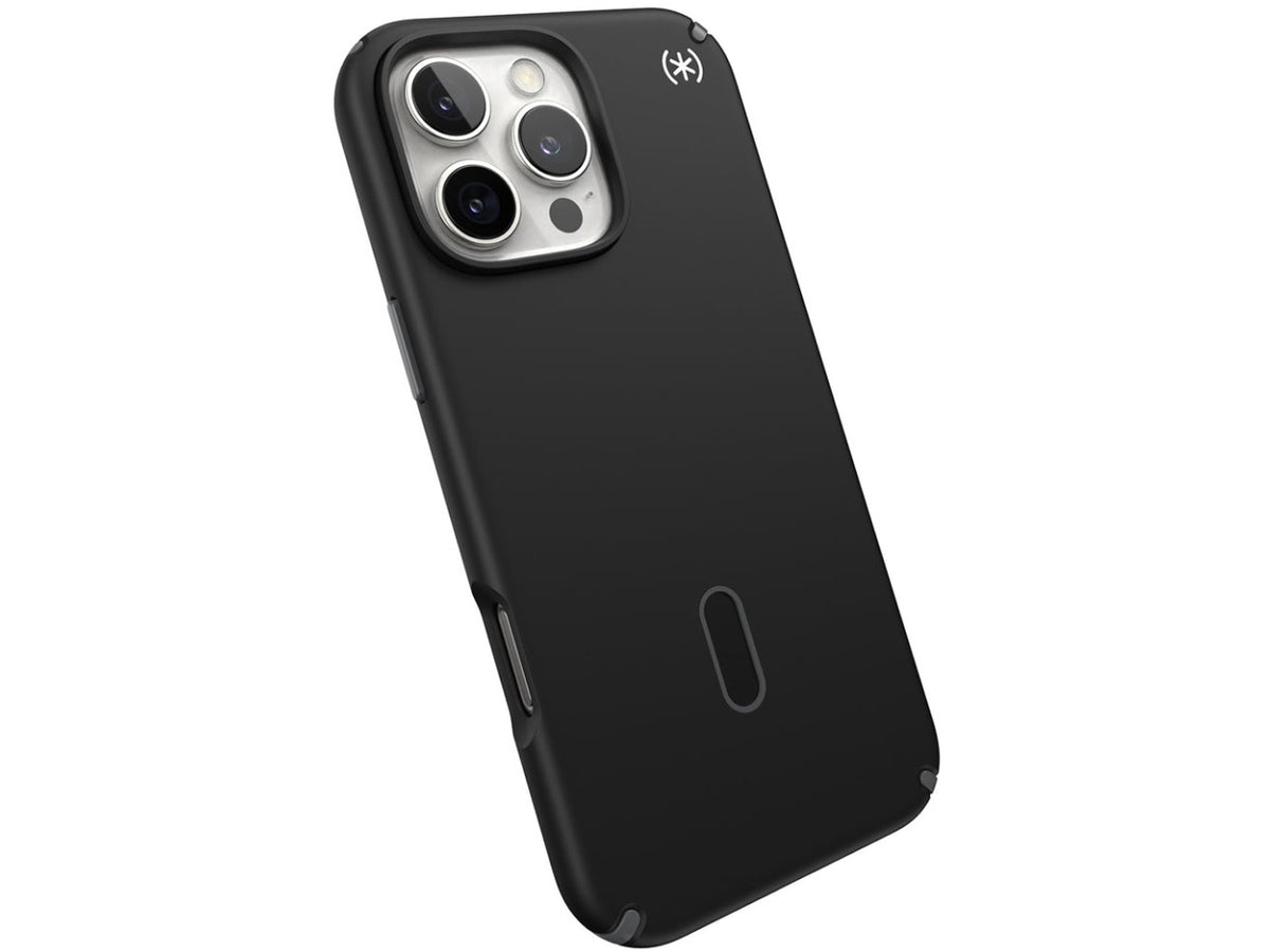 Speck iPhone 16 Pro Max Presidio2 Pro MagSafe With Click&Lock, Black/Slate Grey
