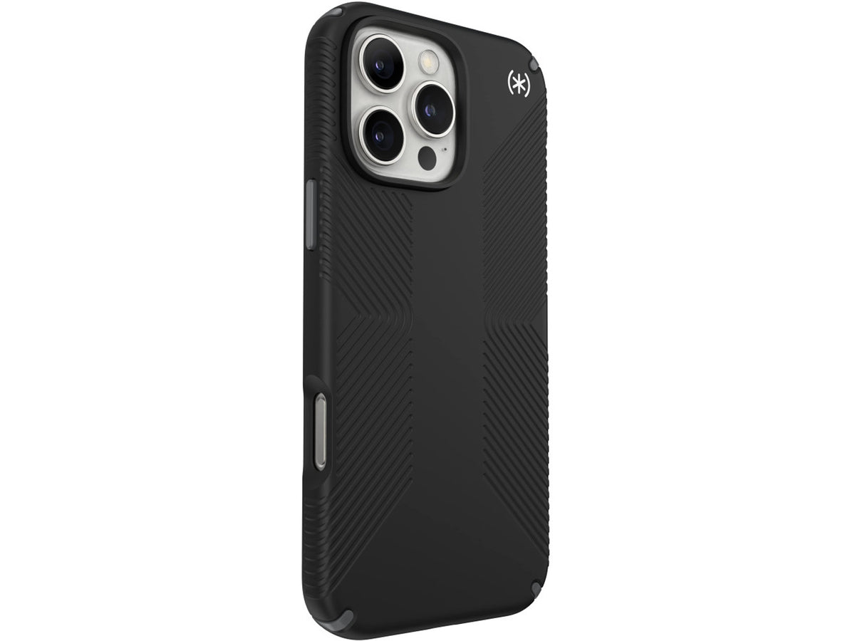 Speck iPhone 16 Pro Max Presidio2 Grip, Black/Slate Grey