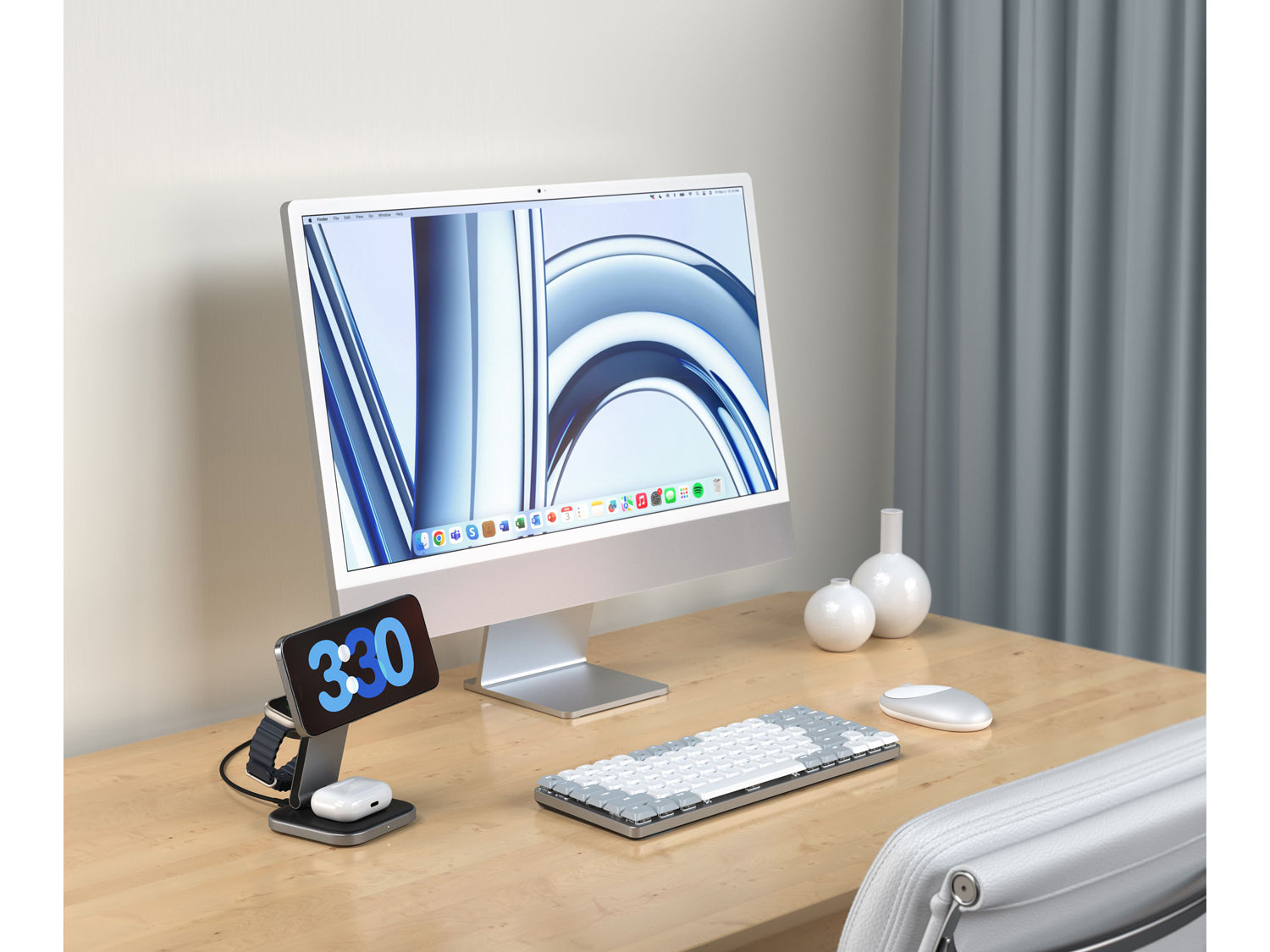 Satechi 3-in-1 Foldable Qi2 Wireless Charging Stand