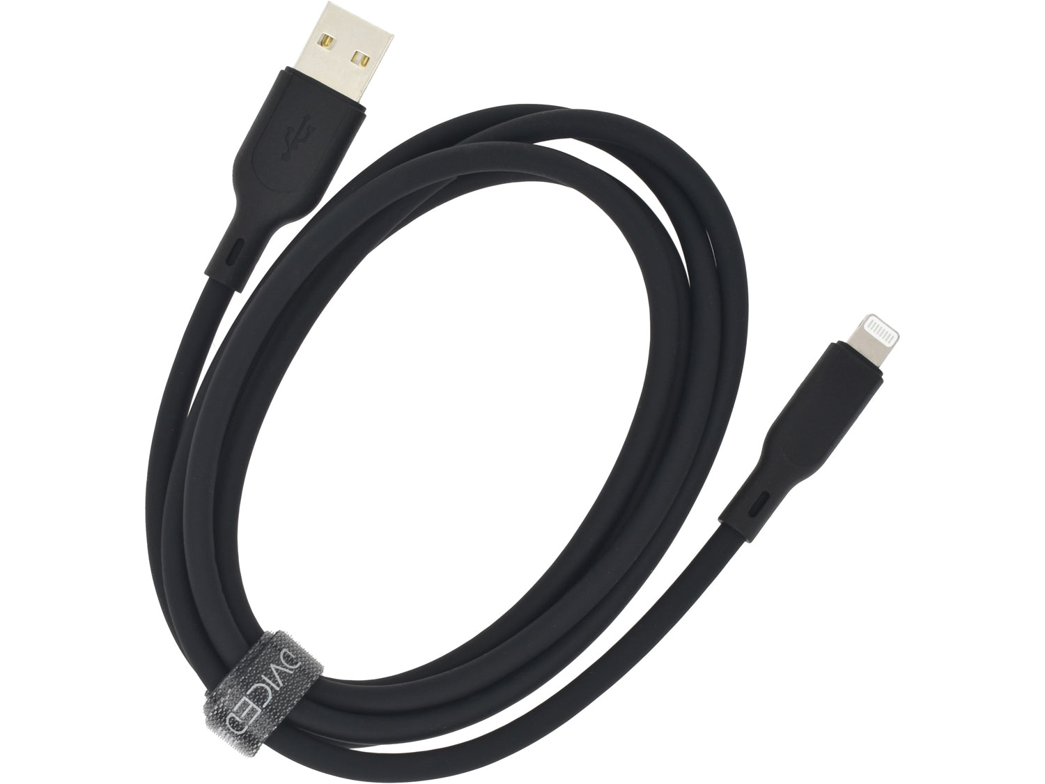 Dviced USB-A to lightning cable Charging & Data transfer 1,25m, Black