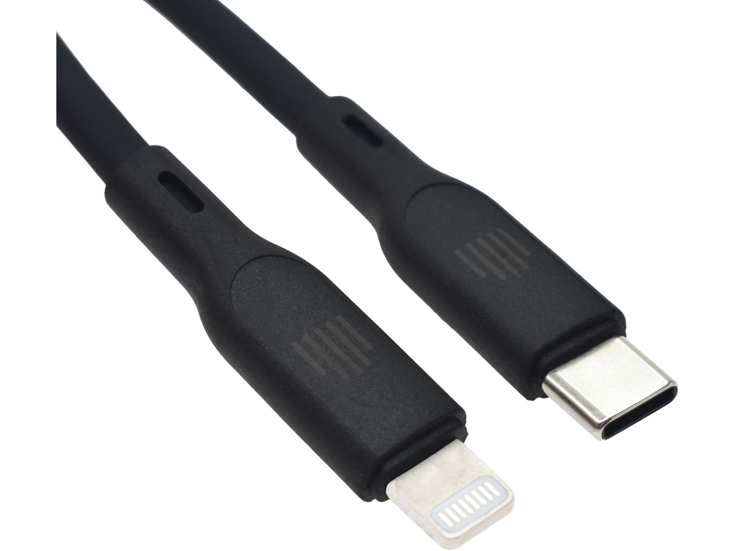 Dviced Cable USB-C to Lightning silicone 1,25m - Black