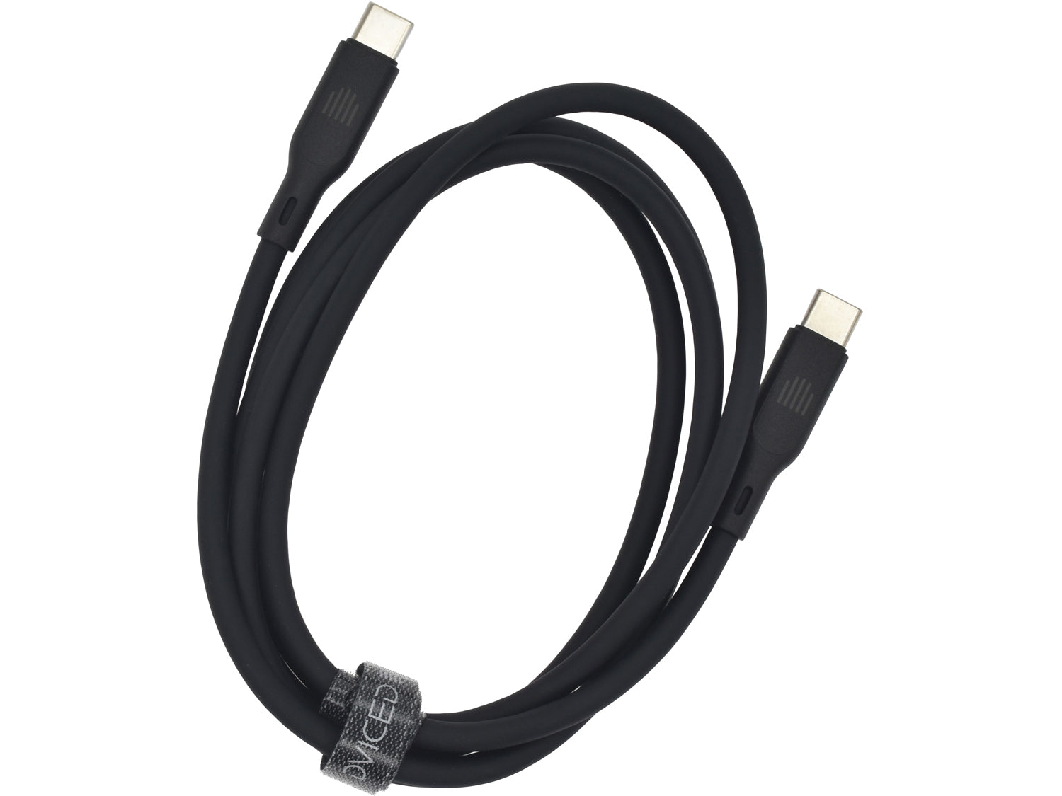 Dviced Cable USB-C to USB-C silicone 1,25m - Black