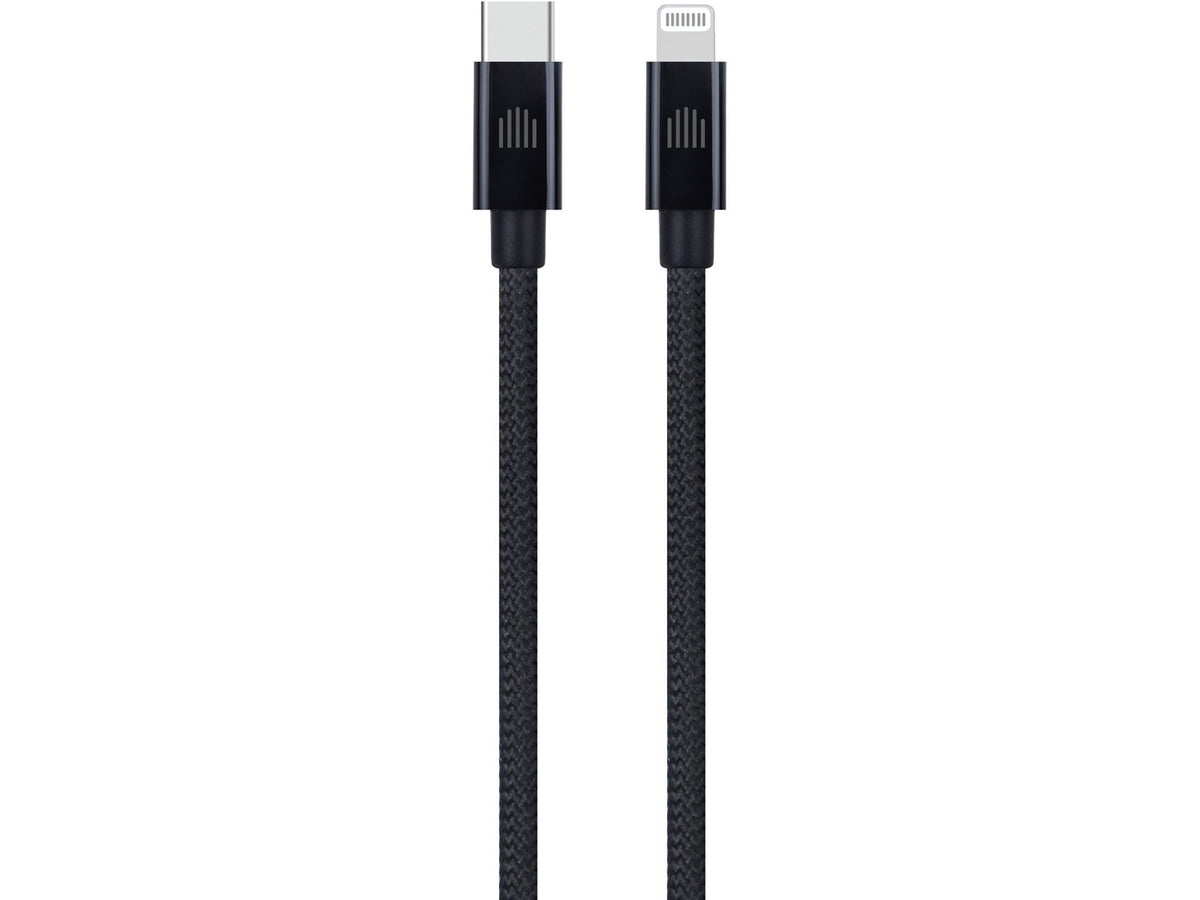 Dviced Cable USB-C to Lightning Nylon Textile 0,25m - Black