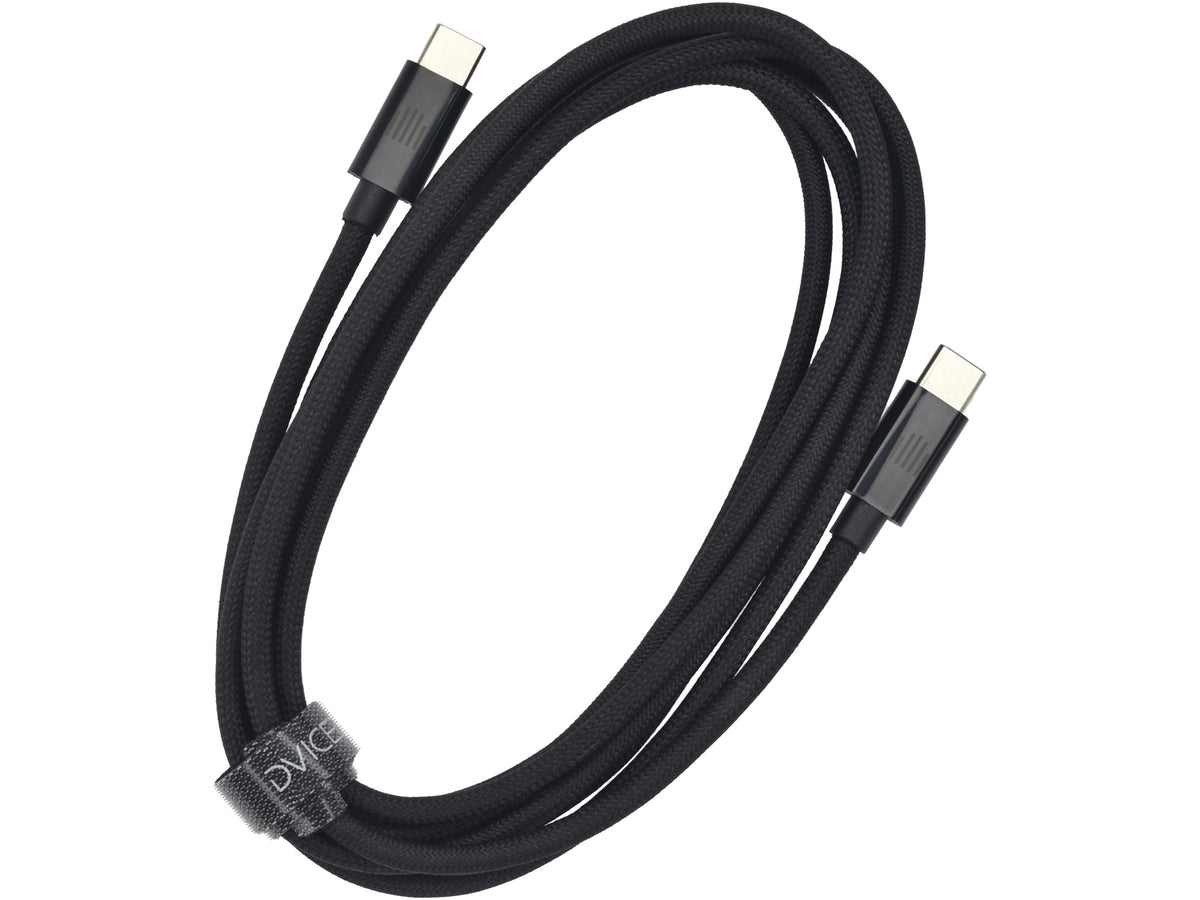 Dviced Cable USB-C to USB-C Nylon Textile 2m - Black