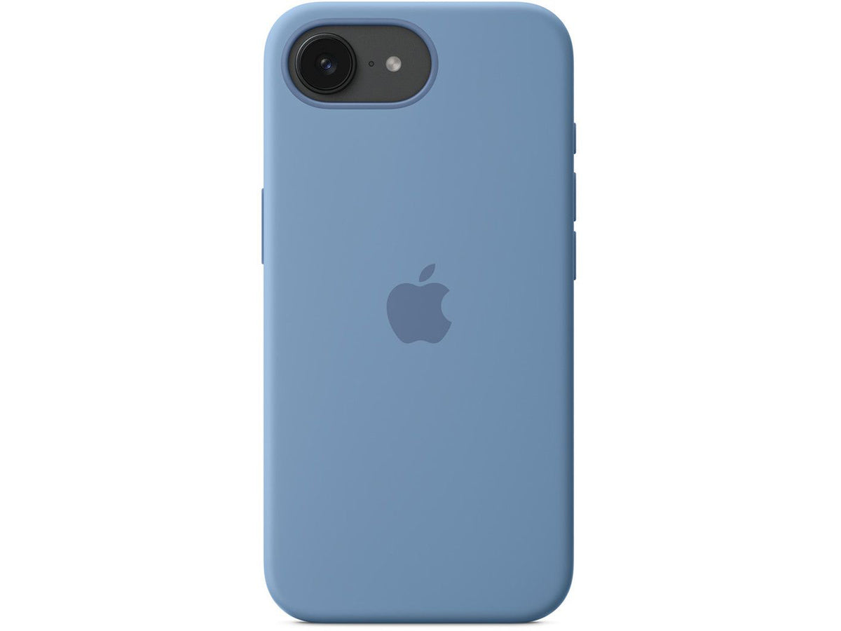 Apple Silicone Case for iPhone 16e - Winter Blue