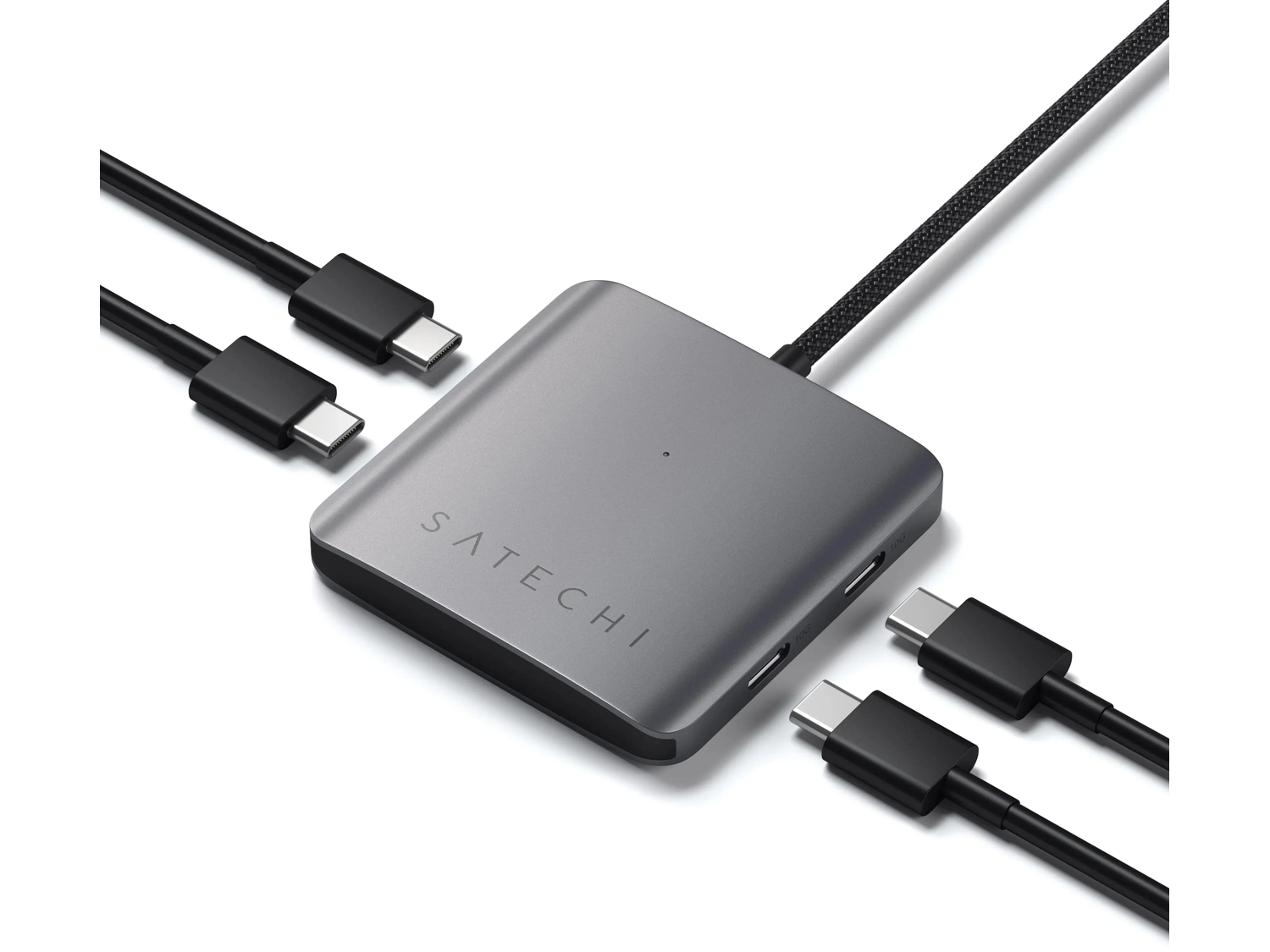 Satechi 4-Port USB-C Hub with PD - Space Gray