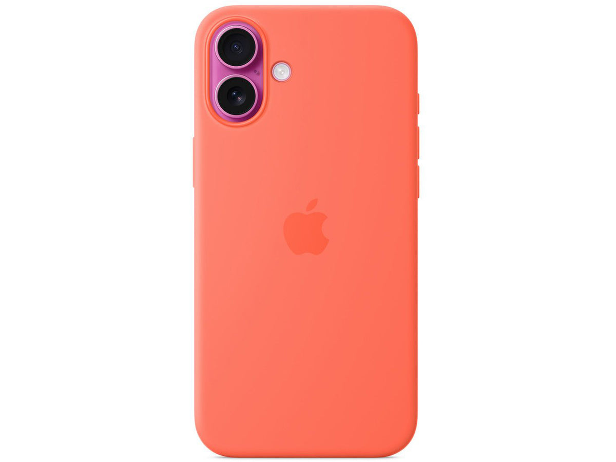 Apple iPhone 16 Plus Silicone Case with MagSafe - Tangerine