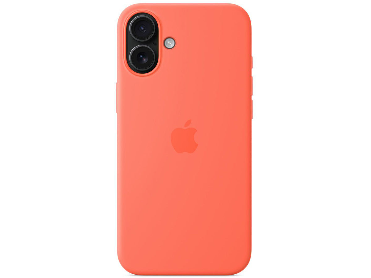 Apple iPhone 16 Plus Silicone Case with MagSafe - Tangerine