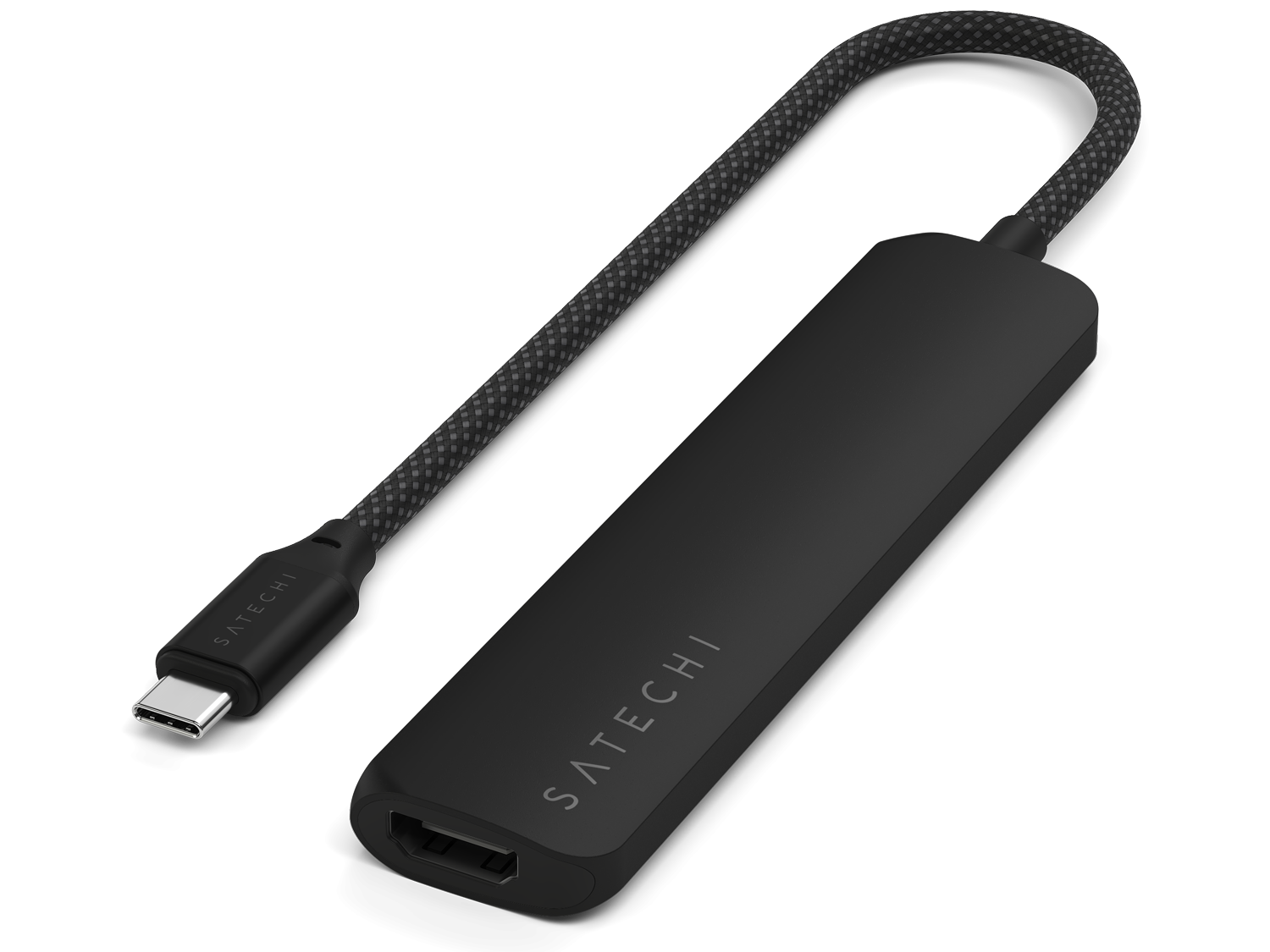 Satechi 6-in-1 USB-C Slim Multiport Adapter - Black