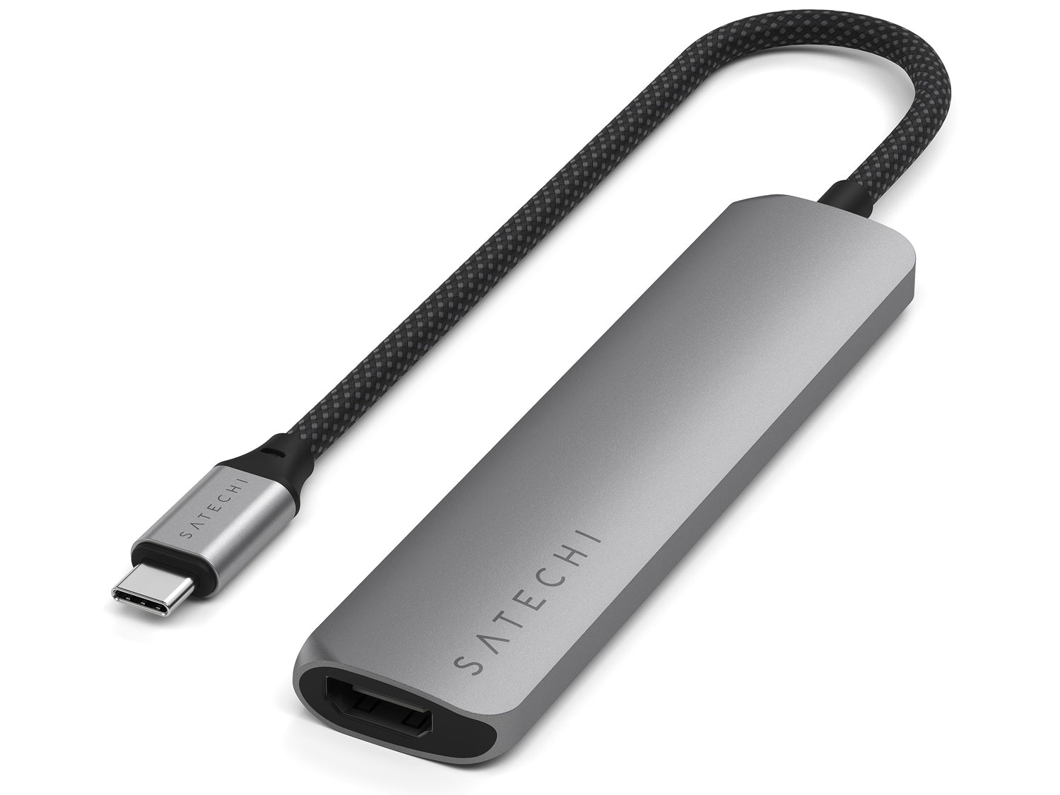 Satechi 6-in-1 USB-C Slim Multiport Adapter - Space Grey
