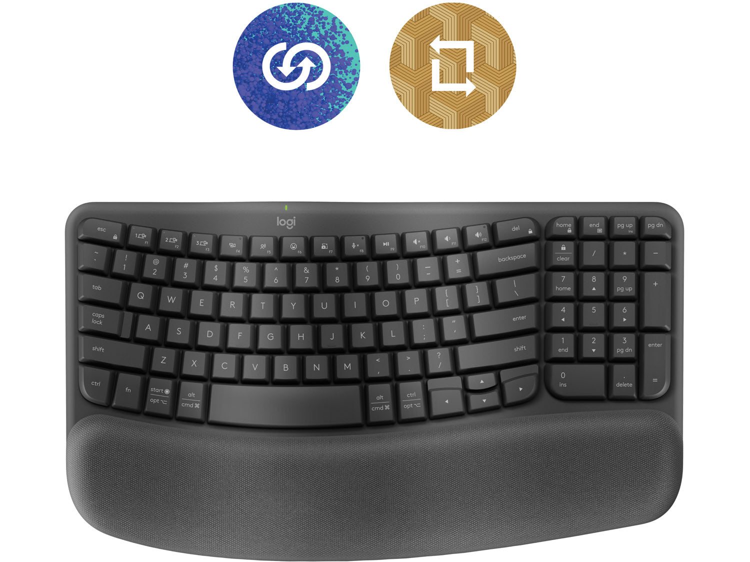 Logitech Wave Keys - GRAPHITE - US INT`L