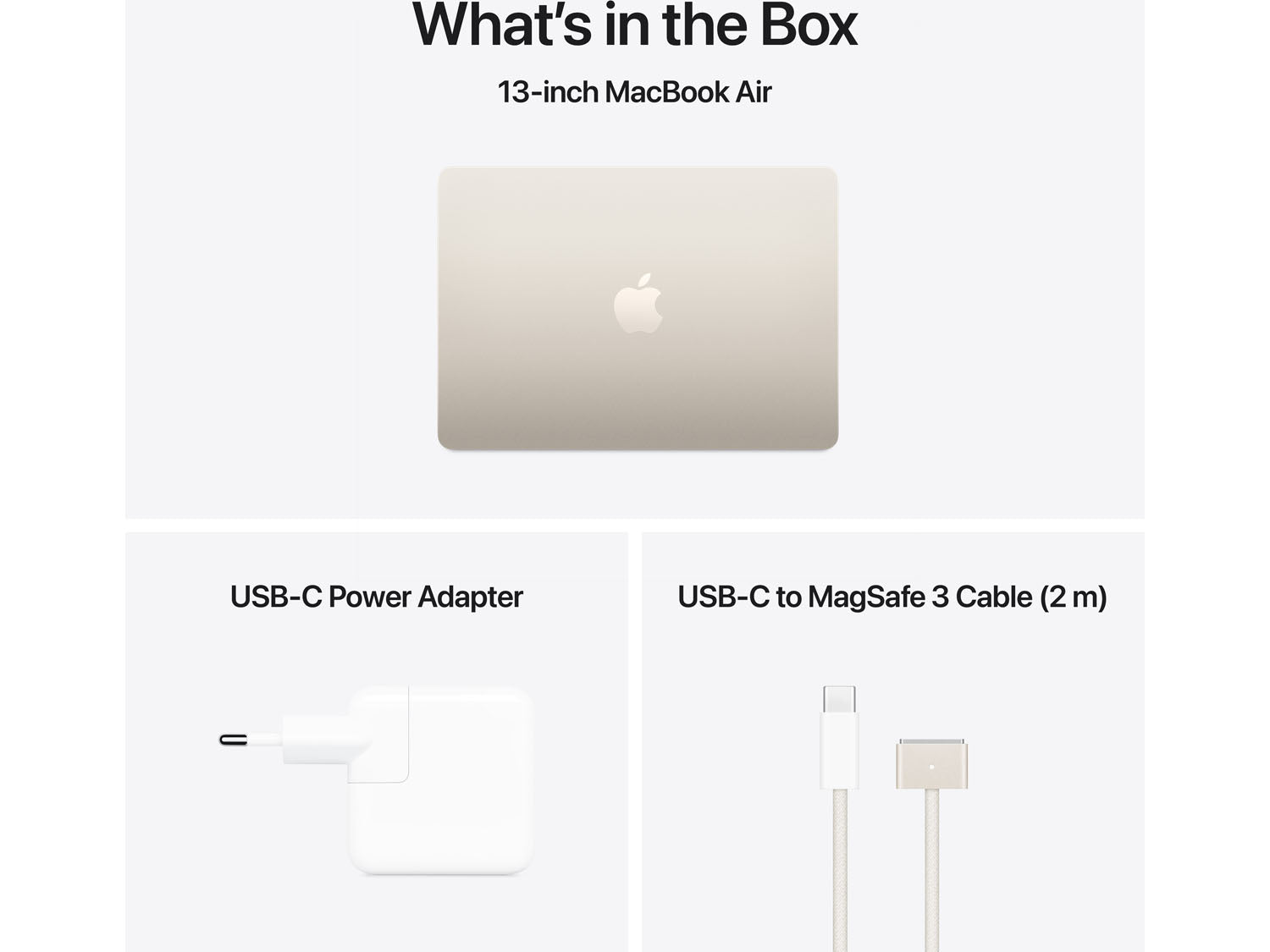 Apple MacBook Air 13.6" M4 Starlight