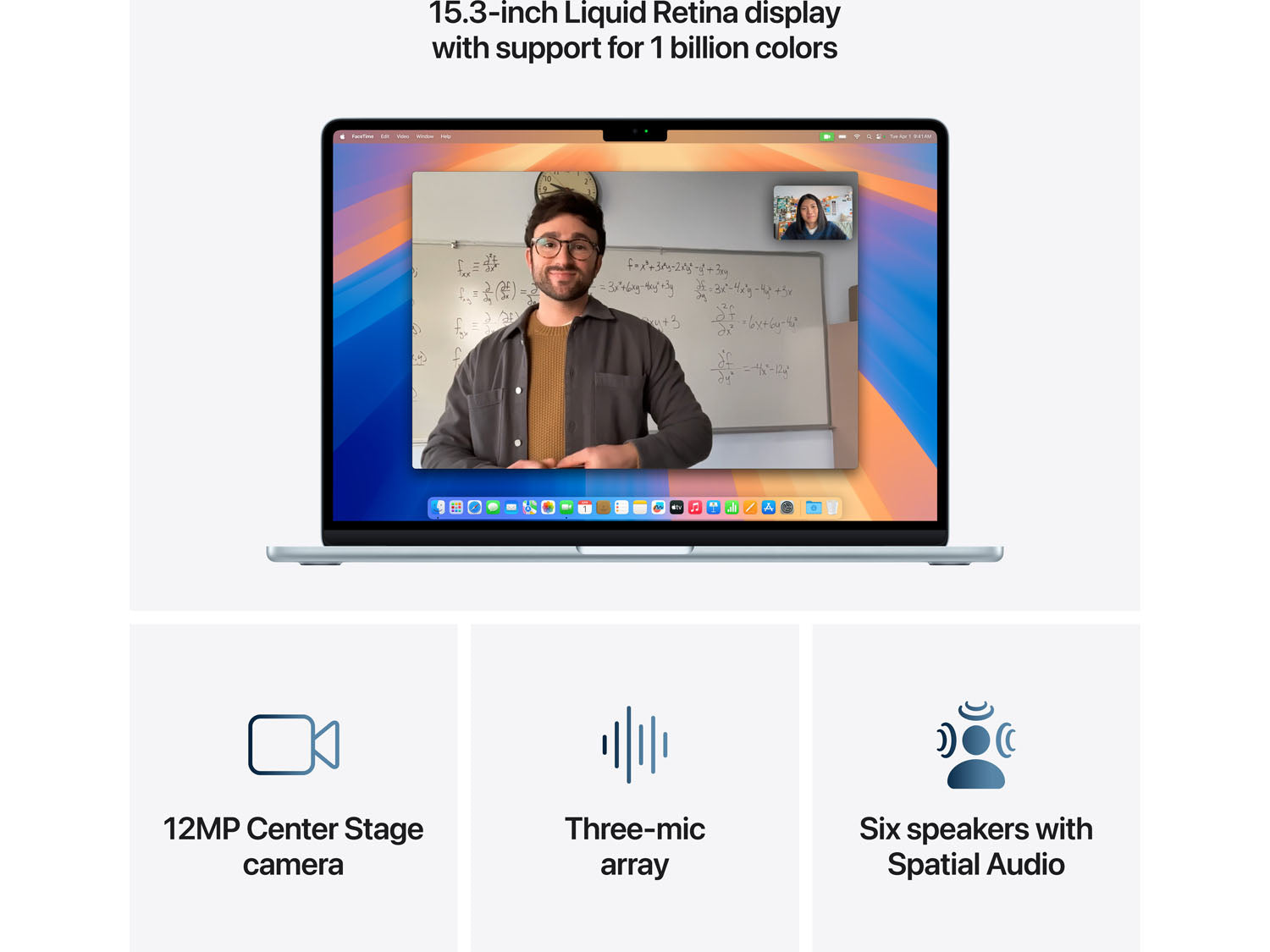 Apple MacBook Air 15.3" Sky Blue (2025)