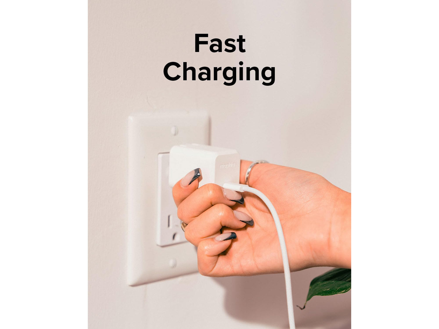 Mophie Essentials Cable USBA to lightning-1M, White