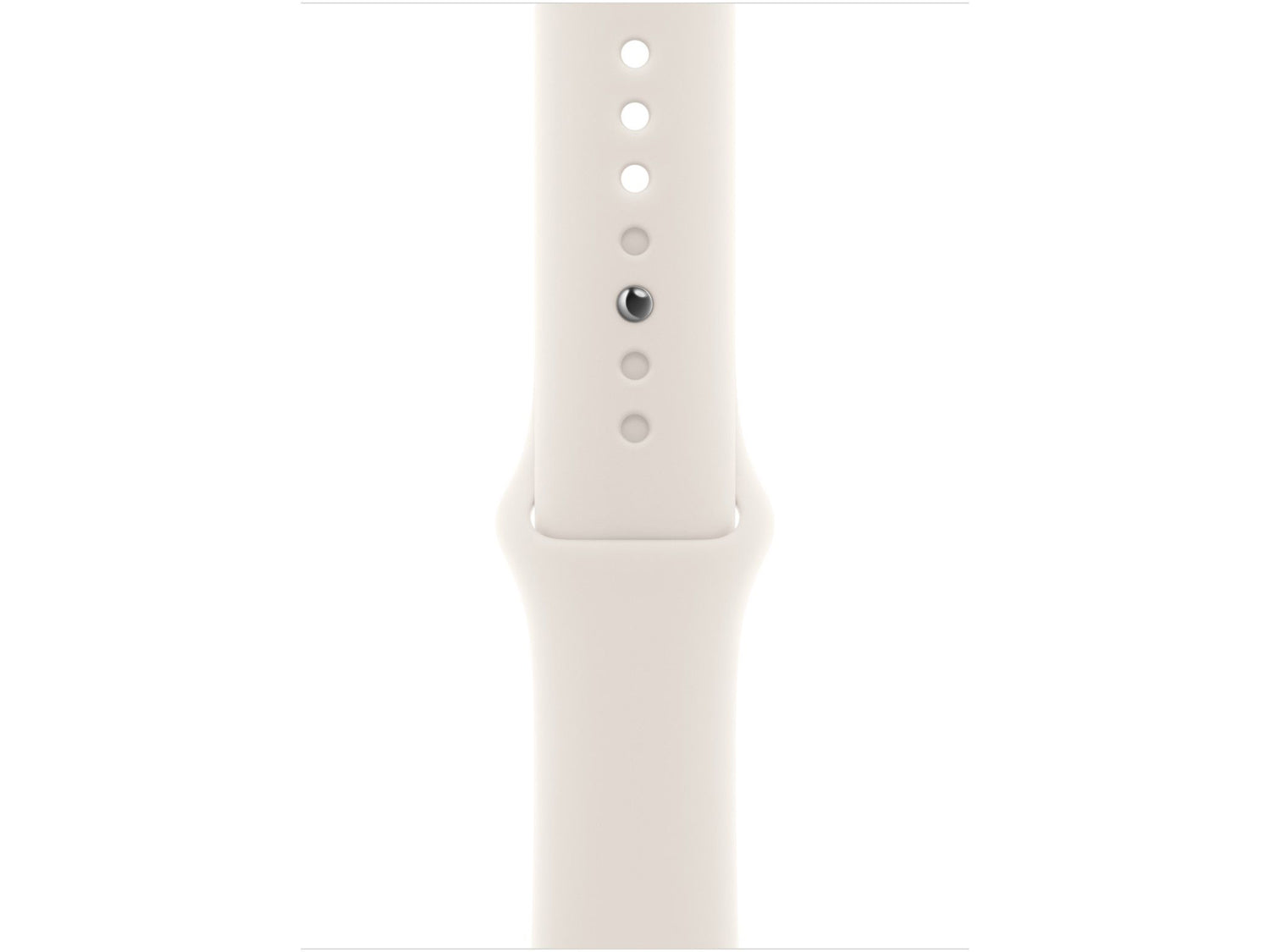 Apple Watch SE 3 GPS 44mm Starlight Aluminium Case with Starlight Sport Band - M/L