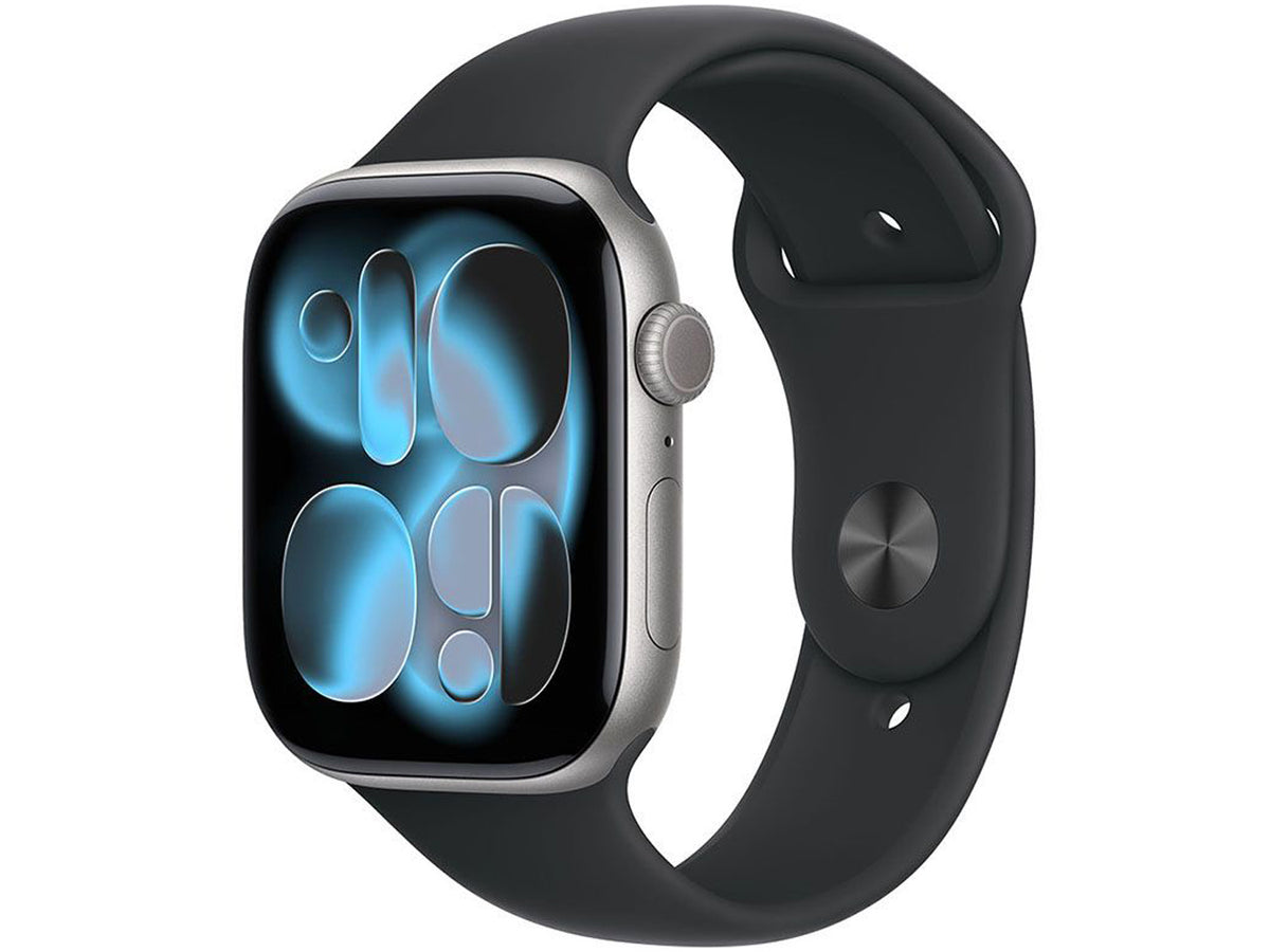 Apple Watch Series 11 GPS 42mm Space Grey Aluminium Case with Black Sport Band - M/L