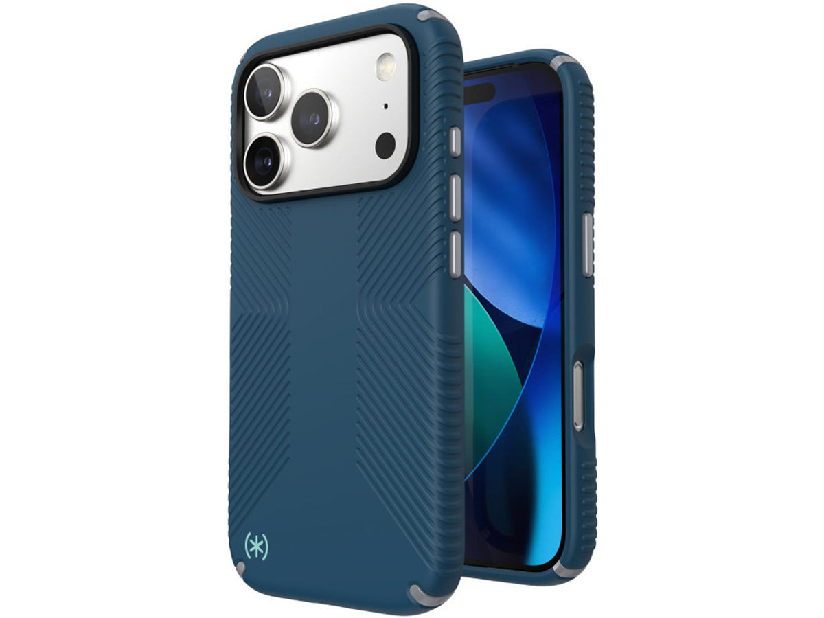 Speck iPhone 17 Pro, Presidio2 Grip, Blue
