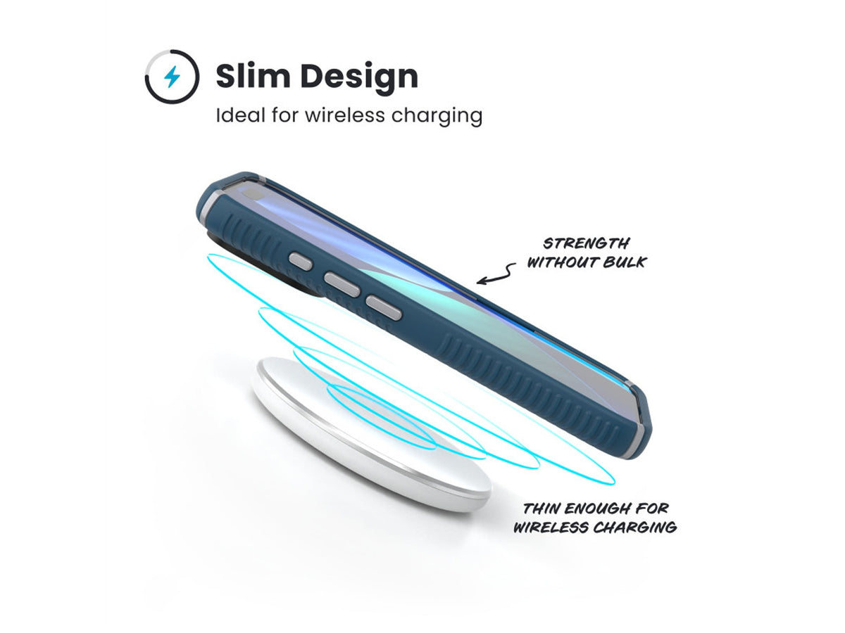 Speck iPhone 17 Pro, Presidio2 Grip, Blue