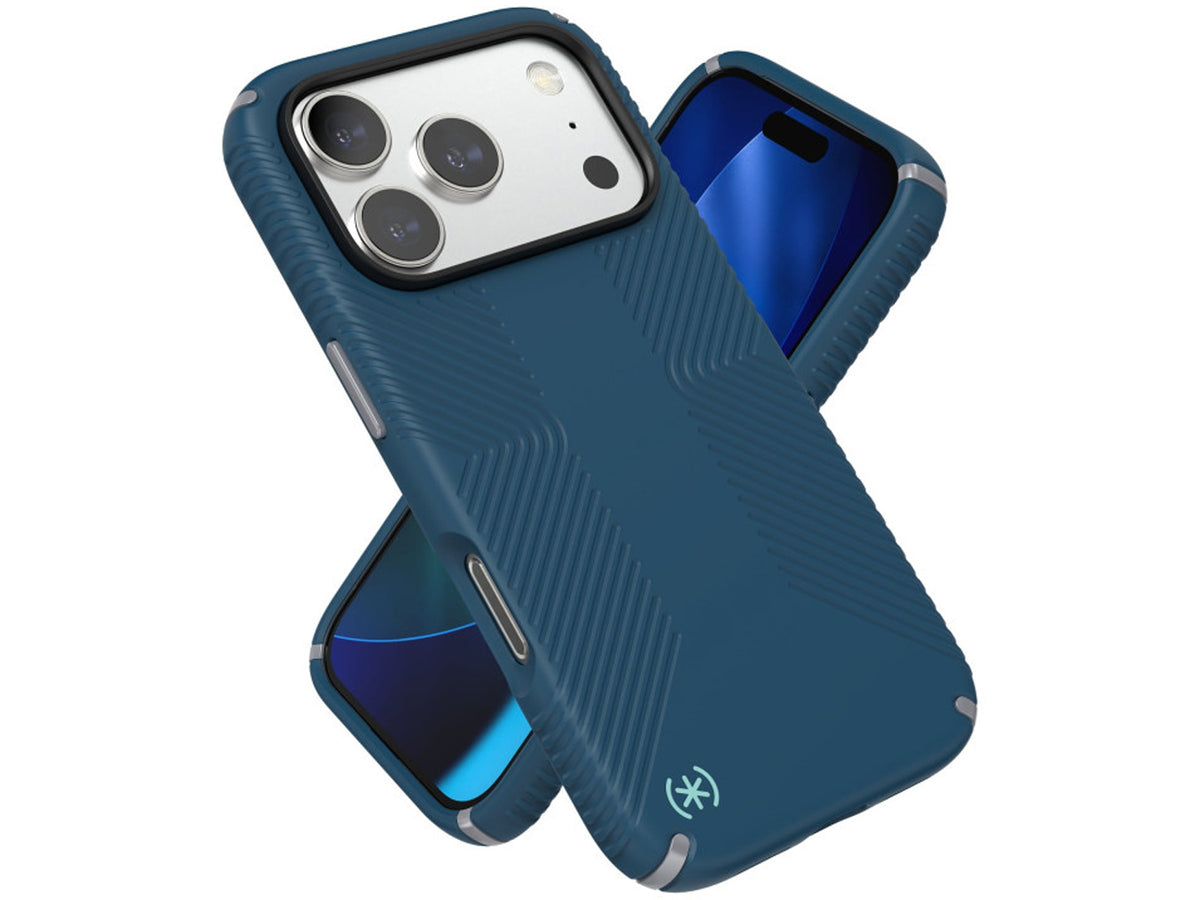 Speck iPhone 17 Pro, Presidio2 Grip, Blue