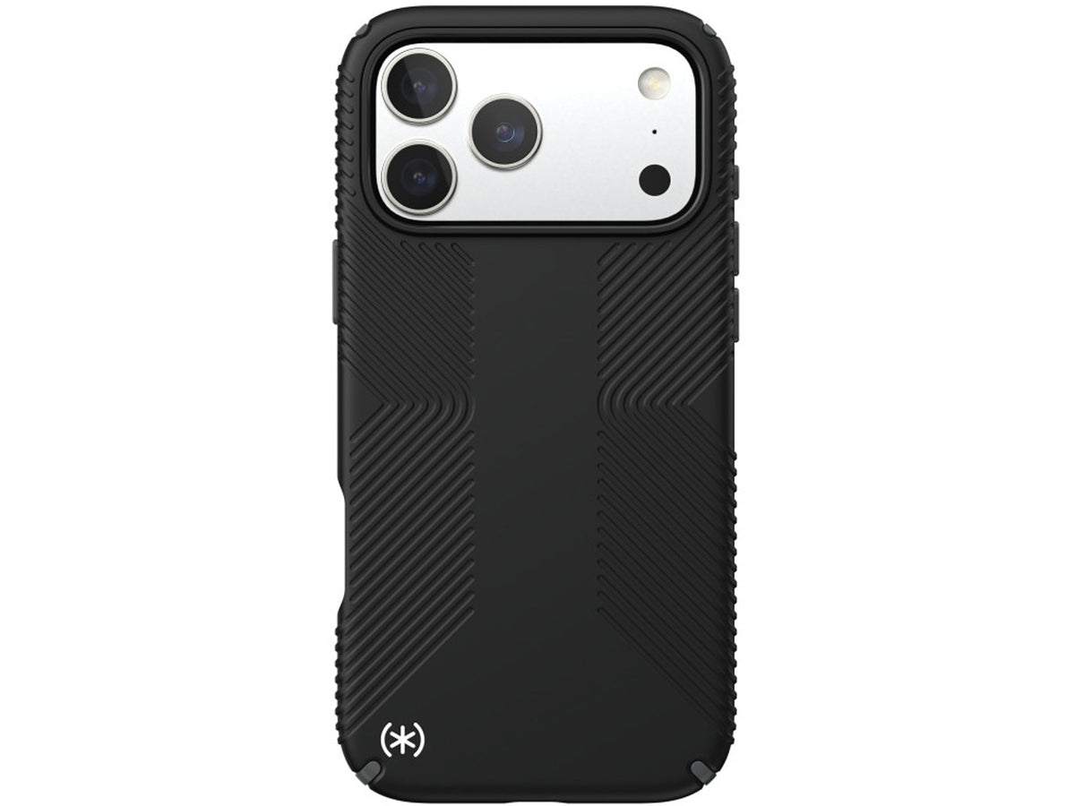 Speck iPhone 17 Pro Max, Presidio2 Grip, MagSafe, Black