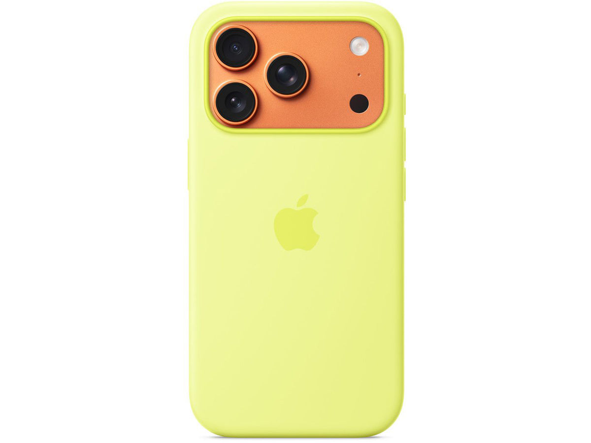 Apple iPhone 17 Pro Silicone Case with MagSafe - Neon Yellow