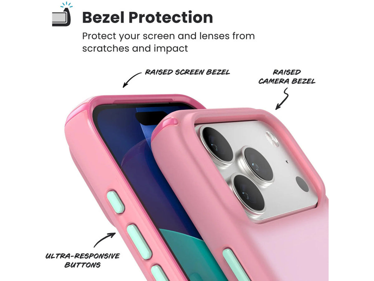 Speck iPhone 17 Pro Presidio Lux, MagSafe, Ibis Pink