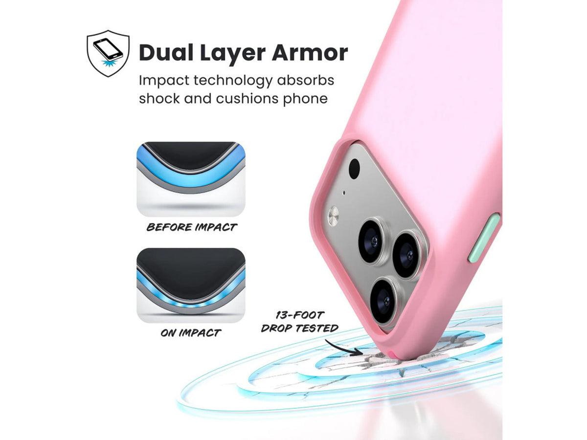 Speck iPhone 17 Pro Presidio Lux, MagSafe, Ibis Pink