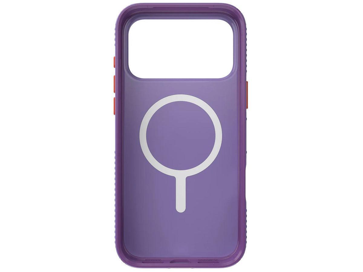Speck Presidio Lux Grip MagSafe Apple iPhone 17 Pro Max Case, Purple Fade/Magic Purple/New Poppy