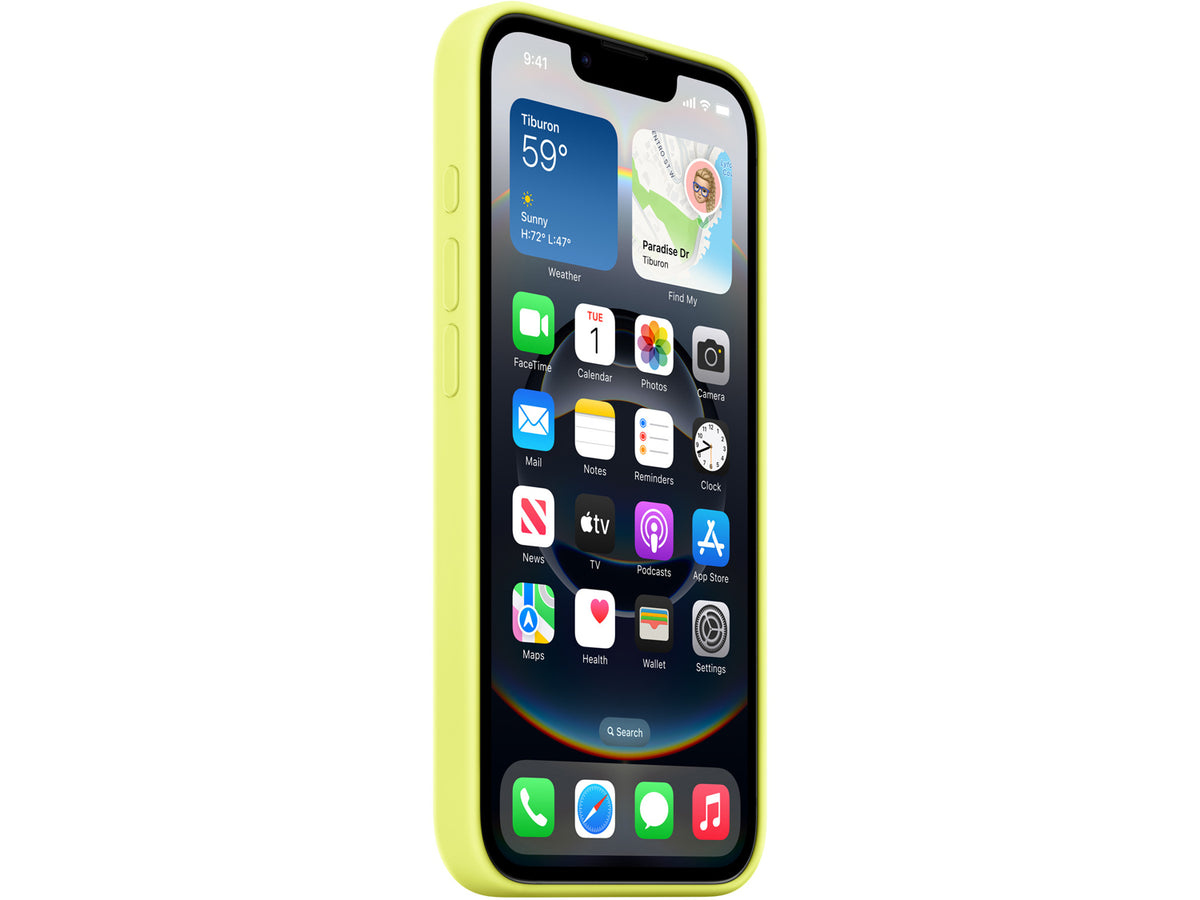Apple iPhone 16e Silicone Case - Neon Yellow