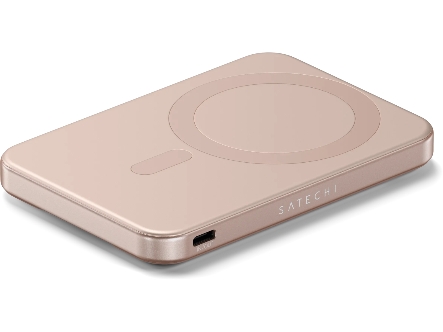 Satechi Qi2 5K Magnetic Power Bank with Stand - Desert Rose