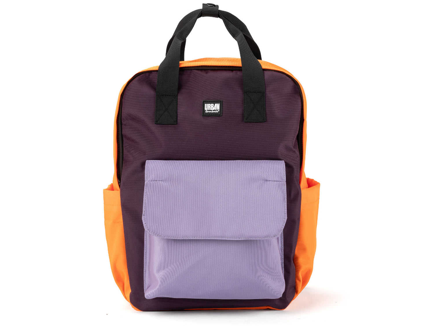 Bombata Urban Backpack Rio Orange-Purple plum-Purple