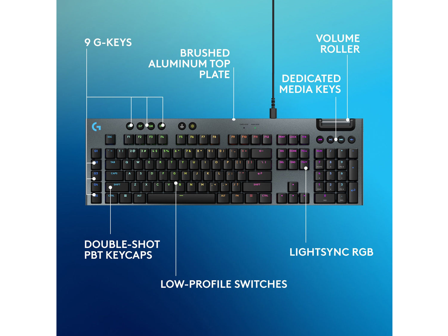 Logitech G915 X Tactile - Black - US INT`L