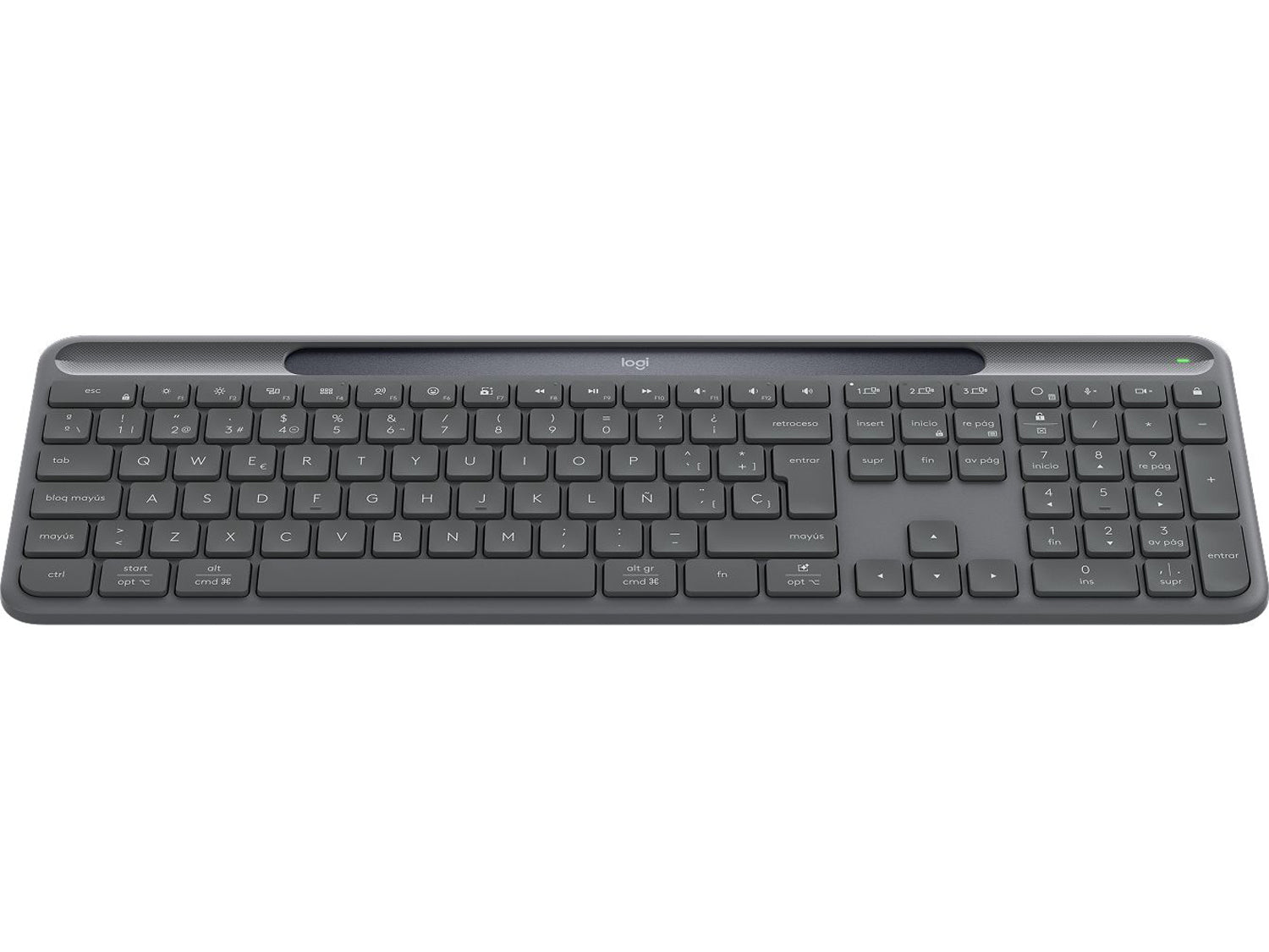 Logitech Signature Slim Solar+ K980 for Business, Graphite