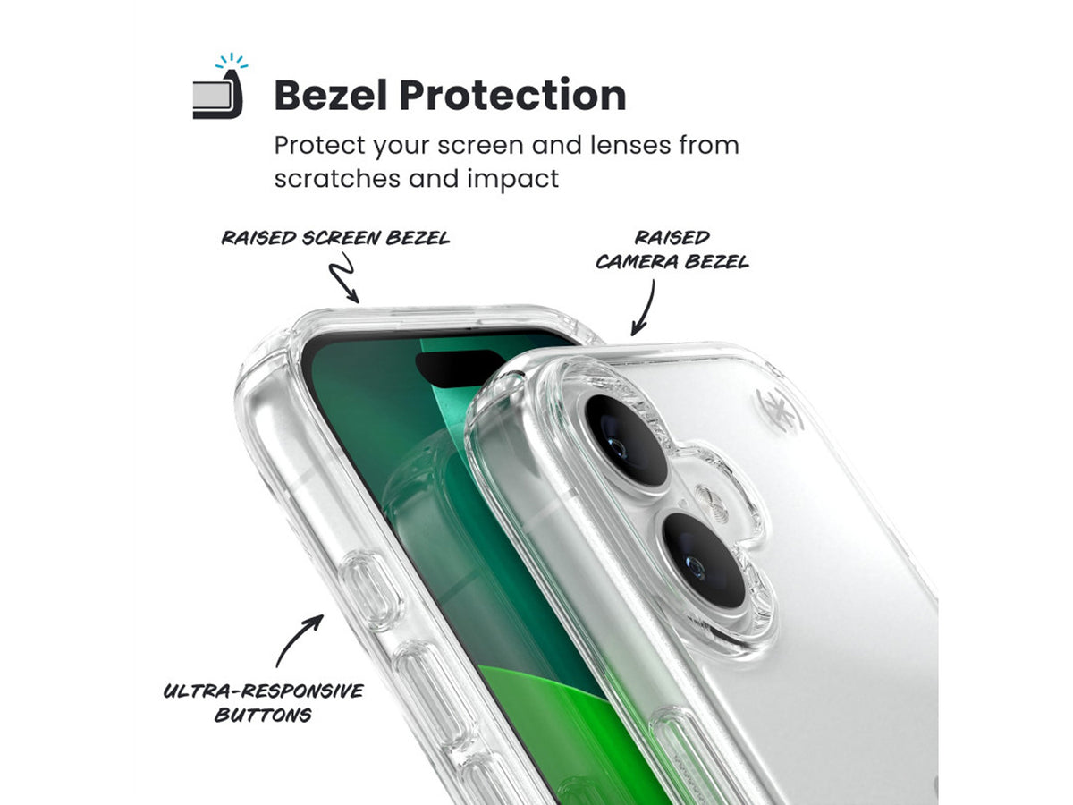 Speck iPhone 17 Presidio Perfect-Clear / Clear /Silver
